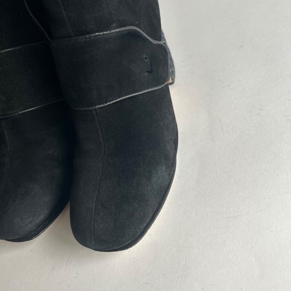 Gucci Black Suede Genuine Leather Glitter Heel Ankle Boots size EUR 40, US 9.5 - Picture 6 of 16